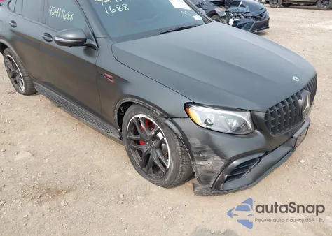 2019 Mercedes-Benz Glc Coupe 63 S 4Matic Amg из США, поврежденный, VIN WDC0J8KB1KF611689
